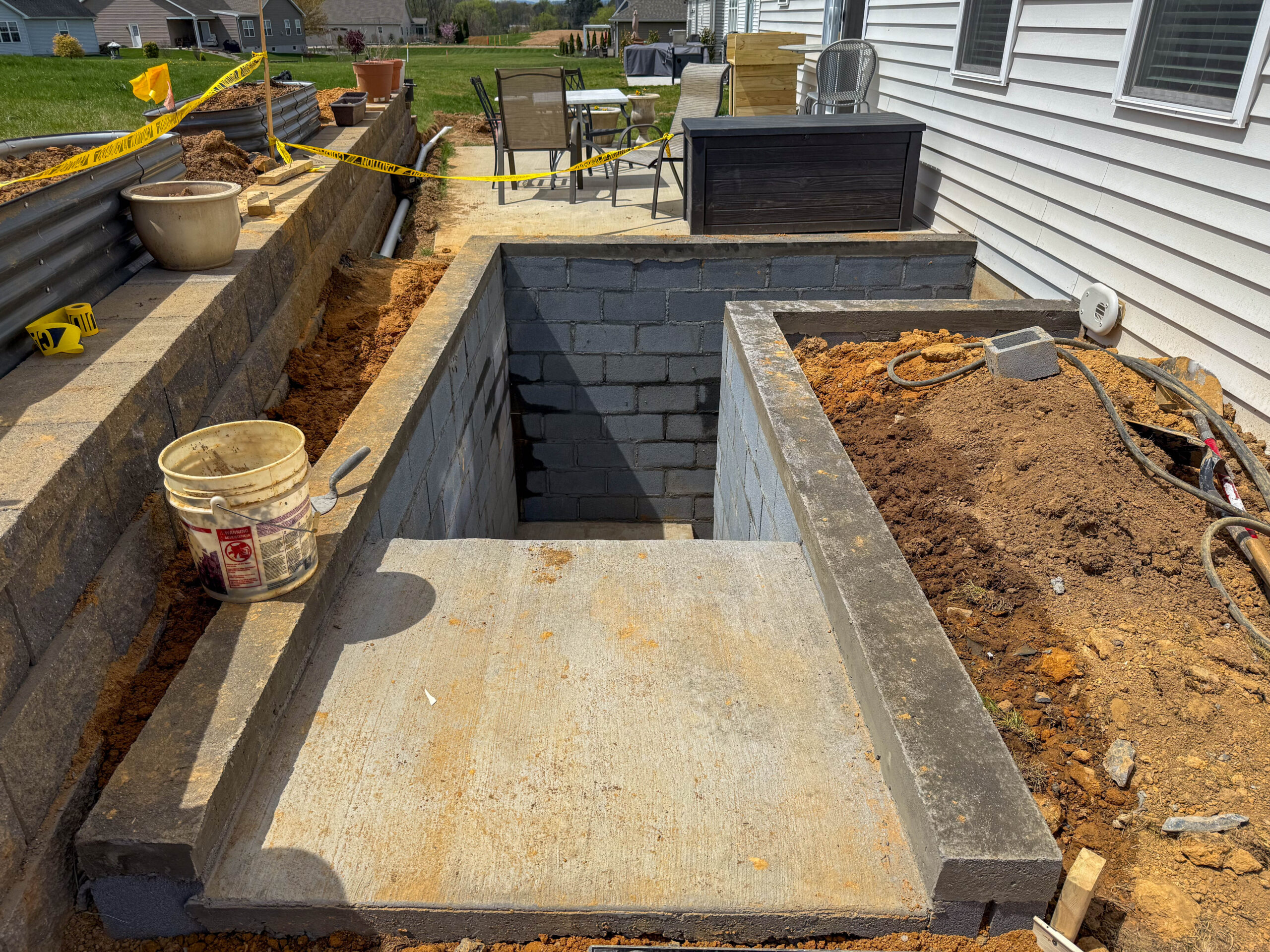basement walkout and walkway in mechanicsburg pa 5 scaled