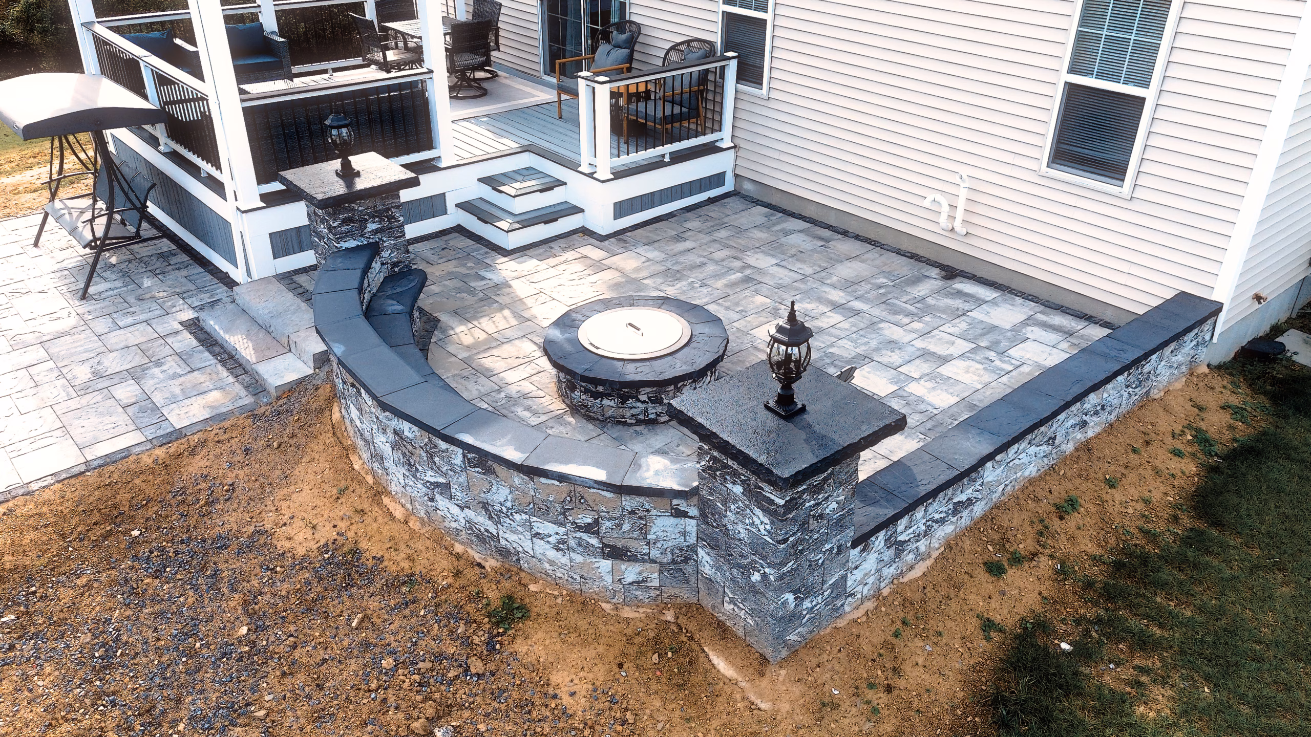 paver patio and deck with pavilion in harrisburg pa 29 scaled