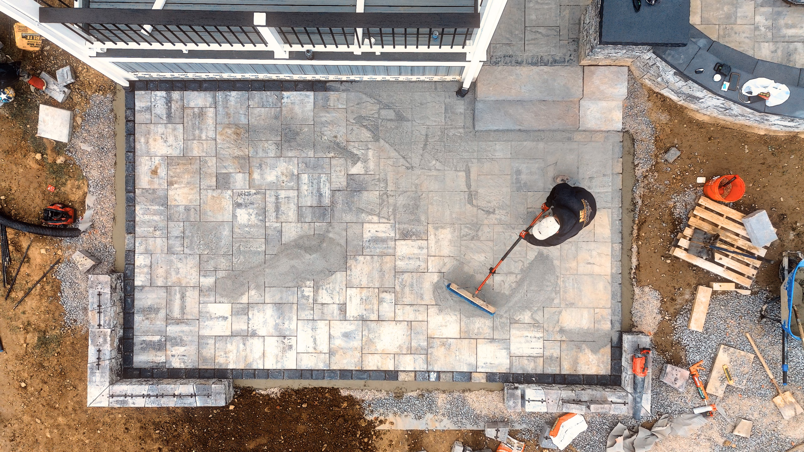 paver patio and deck with pavilion in harrisburg pa 9 scaled